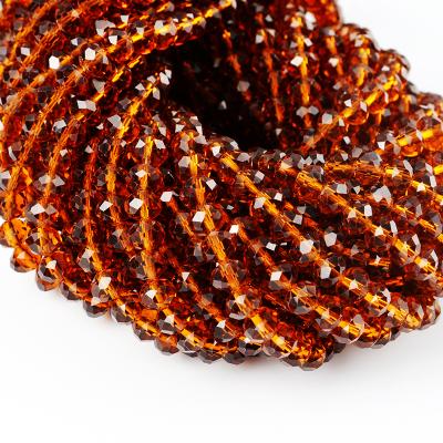 China Jewelry Making Beads For Jewelry Making Glass Beads Crystal Glass Rondelle Crystal Beads for sale