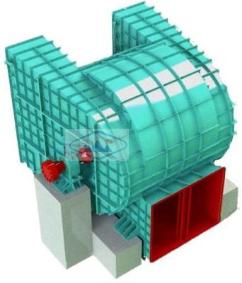 China Cooler Cement Plant Process Fan Slag Fan Flow 1000000Nm3/hr Installed Power Up To 2800kW For Cement Plant for sale