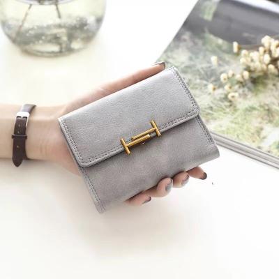 China Fashion Waterproof Cute Ladies Candy Purse Women Simple Wallet Card Rose Pink Clutch RFID Korean Wallet for sale