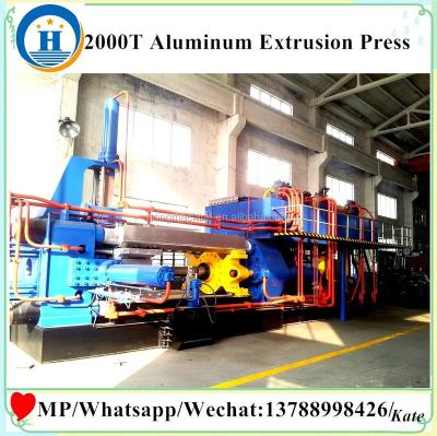 China Door And Window Profile 2000T Factory Extrusion Line, Aluminum Extrusion Press for sale