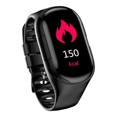 China M1 AI In-ear Smart Watch with BT Headset Heart Rate Monitor Smart Wristband 2 in 1 Sports Fitness Wristband for sale