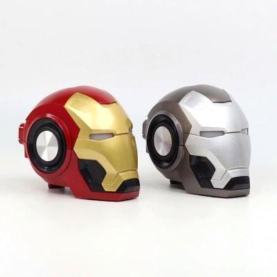 China Hot Radio 2021 New Iron Man Style Speaker Bluatooth Subwoofer Support TF Card For Mobile Phone PC BT Speaker for sale