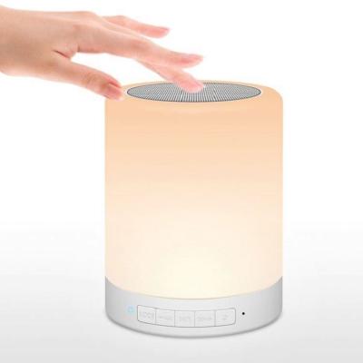 China No Hot Sale Color BT Speaker Led Night Light Key Color Changing Gift Luminous BT Speaker for sale