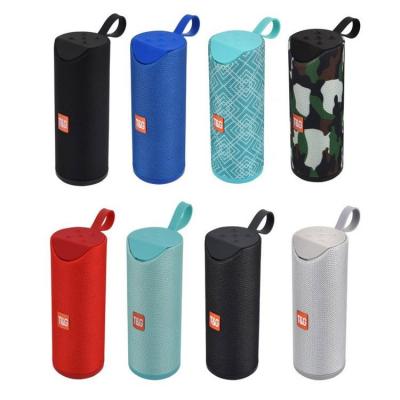 China Super Bass Mic TF Card Cloth Music Speaker Video Call Portable Speaker Tg113 Mini Speakers Outdoor Portable Wireless BT for sale