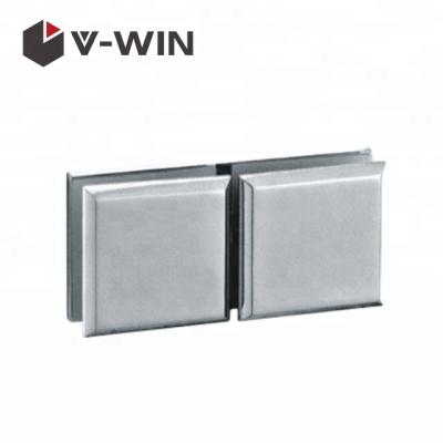 China Good quality 180 degree style glass side bevel double mounting glass flange for sale