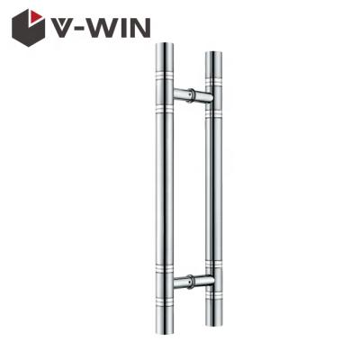 China Modern Hot Selling Stainless Steel H VW-DH-121 Modern Glass Door Handle for sale