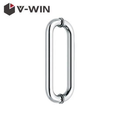 China Modern Hot Selling C Shape Double Sided Stainless Steel Door Handle for sale