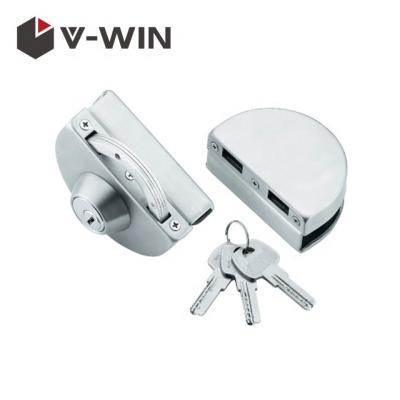 China 201 stainless steel stainless steel glass door locks for office for sale