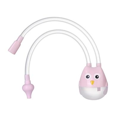 China Hot Selling PP Baby Aspirator Nasal Penguin Newborn Baby Nasal Aspirator Owl for sale