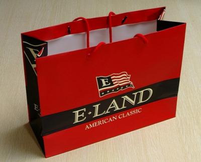 China paper shopping bag kraft  paper shopping bag any size any print for sale