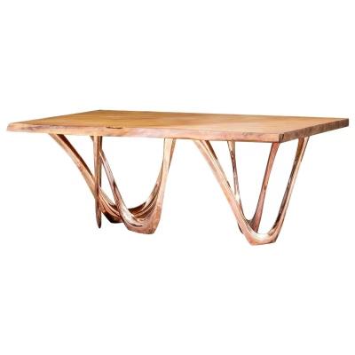 China modern wood professional luxury furniture design style modern dining table for sale