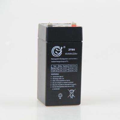 China Toys Power Battery 4V 4AH 4.5ah With High High Quality For Storage Lead Acid Battery Electronic Scale Weighing Use for sale