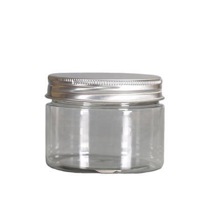 China Food Aluminum Cap Plastic Bottle With Lid Honey Seal Tin Food Grade Tin Canister Thickened Transparent Plastic Cookie Box for sale