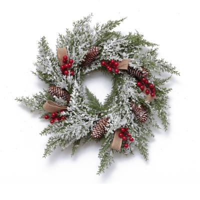 China Decorative Artificial Flowers Garland Wreath Garden Indoor Festival Wedding Party Christamas Home Decoration Celebration for sale