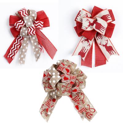 China Christamas Home Decoration Best Quality Artificial Flower Head Mesh Ribbon Christmas Sale Bulk Silk Wreath for sale