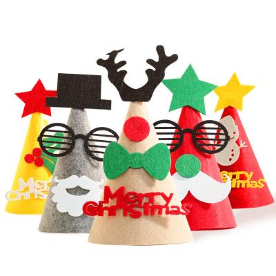 China Christmas Hats Christmas Party Decorations DIY Children's Snowman Cartoon Hat for sale