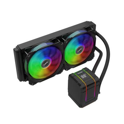 China fresh & ALSEYE fashion 12v fan and pc ventilador enfriador scam luz led 240 RGB water cooling for sale