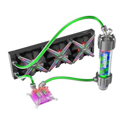 China Computer Case Alseye DIY X360 CPU Water Cooling System 4 Pin With Cooling Pump And Heatsink for sale