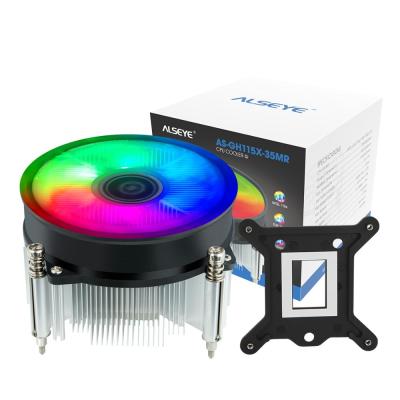 China Computer Case ALSEYE DC 12V RGB Cooling Fan 3PIN CPU Heatsink COOLER For Intel for sale