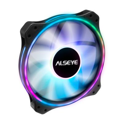 China Alseye 20cm LED RGB Computer Case Fan 12V 200mm Fan Remote Control Fan Cooler Big Large for sale