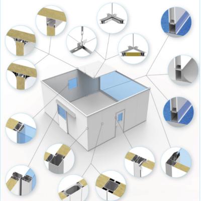 China ISO 9001 GMP Modular Pharma Cleanroom Cleanroom Project Customized Size Cleanroom Project for sale