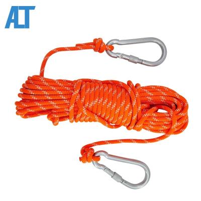 China Outdoor Wear Resistant Braided Climbing Rescue Braided Climbing Rope Customized Heavy Duty Multifunctional Rescue Rope for sale