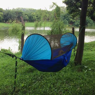 China New Style Mosquito Camping Lightweight Outdoor Premium Lightweight Furniture Insect Net Nylon Swing Hammock for sale