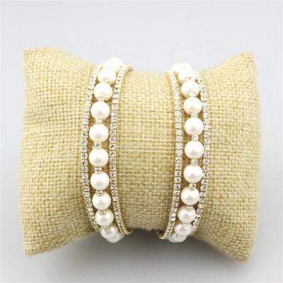 China CH-LHB0052 Natural Freshwater Pearl Bracelet,Natural Pearl Rings,Pearl Jewelry Set Wholesale for sale