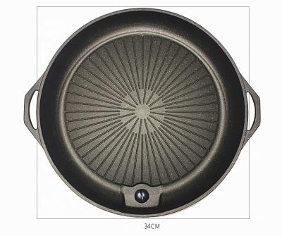 China Electromagnetic Oven MODI Hot Selling Barbecue Grill Plate 345mm Korean Gas Stove Dish for sale