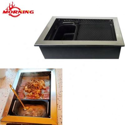 China Hotel Electric Barbecue Grill Frying Pan And Hot Pot Hot Sale Barbecue Shop Made In China for sale