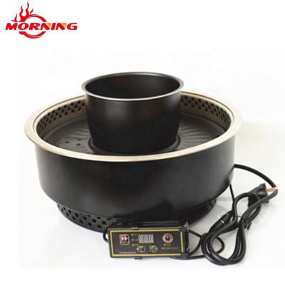 China Commercial Korean Hotel Rotisserie Hotpot Restaurant Induction Cooker Set for sale