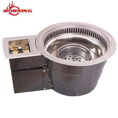 China BBQ Grill Table Korean BBQ Appliances Kitchen Grill Charcoal BBQ Grill Smokeless Grill for sale