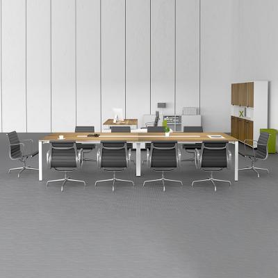 China Expandable modern furniture l shape workstation desk table for open area workspace Te koop