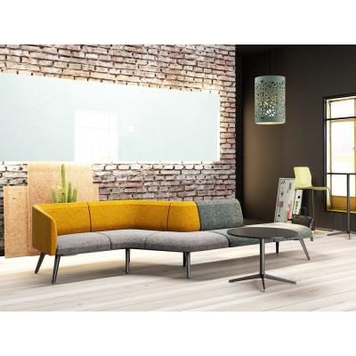 China Modular Modern Modular Leather Set Furniture 1 Seat Chair Office Reception Sofa For Public Area en venta