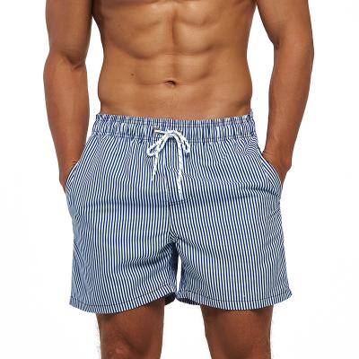 China New Plus Size Men's Stripe Swim Trunk Panel Quick Dry Summer Shorts Sportswear Beach Streetwear From Siwmmwear Briefs For Male Plus Size for sale