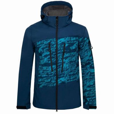 China Breathable Customize LOGO Hoodie Softshell Jacket Men Waterproof Windproof Outdoor Sport Clothing Rise Winter Fishing Hunting Ski Coats for sale