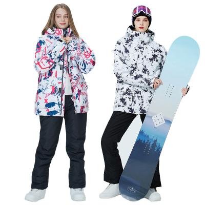 China Women's Ski Suit Winter Warm Windproof Breathable Waterproof Snow Jackets and Ski Pants Outdoor Snowboard Wear Women Hot Ski Equipment for sale