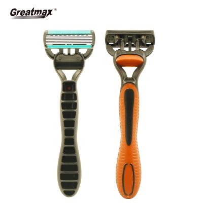 China Six Blade 6 Blade Heavy Duty Stainless Steel Blade Safety Razors for sale