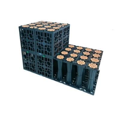 China Building Material Shops New Arrival Wholesalers Soakaway Crate Mitigation Plastic Water Tank Drainage Cell Tank Module 2022 for sale