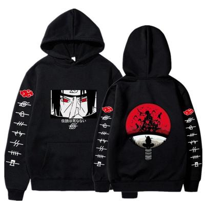 China Anti-wrinkle Itachi Hoodie Anime Sweatshirt Uzumaki Akatsuki Sakura Kakashi Sasuke Hinata Hyuga Harajuku Sweatshirts Men Women Clothes for sale