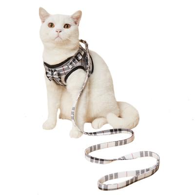 China Personalized Cat Suspender Belt Breathable Dog Vest Corset Strap Plaid Fashion for sale