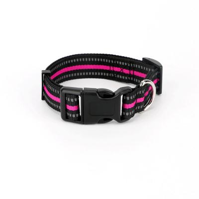 China Personalized Reflective Dog Collar and Leash Set with Safety Pet Nylon Collar for sale