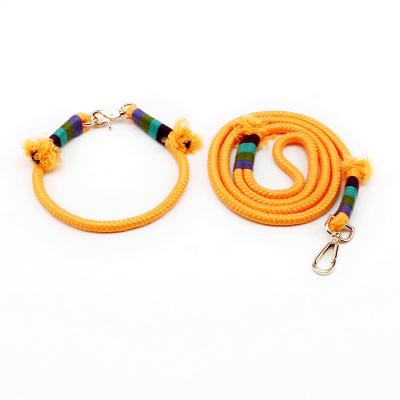 China Custom Hot Selling Braided Dog Leash from Amazon for Small and Medium Dogs Handmade Pet Leash for sale