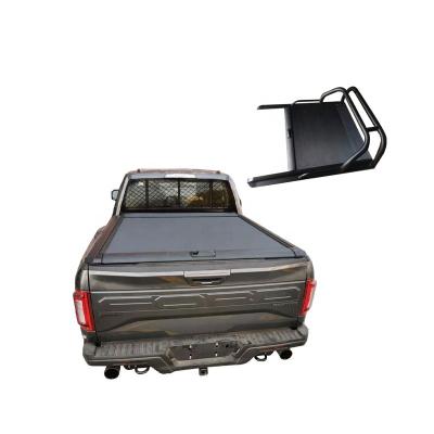 China Aluminum Folding Tonneau Cover Selection New Automotive Parts Custom Design Up Cover For BT50 2015 4 Doors Accessories for sale