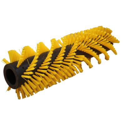 China PA6 Nylon Machine Bristle Roller Cleaning Brush For Cleaning Grass And In Grass Machine for sale