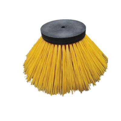 China Road sweeping cleaning brush, sweeper brush, ring and disc broom for floor and street cleaning for sale