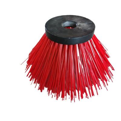 China Road sweeping cleaning brush, sweeper brush, ring and disc broom for floor and street cleaning for sale