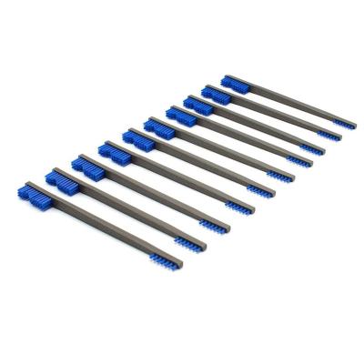 China All-Purpose Gun Cleaning Blue Nylon Cleaning Brush (10 Pack) for sale