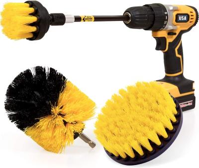 China Cleaning Machine 5 Pieces Drill Brush Attachments , Scrubber Brush Household Cleaning Tool for sale