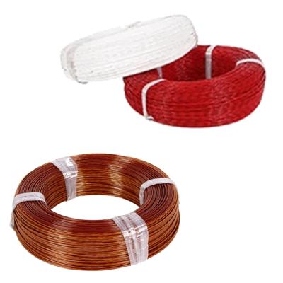 China Thermocouple Extension Wire 2 Core PFA Wire Insulated Polyimide Tape Wrapped Jacket Cable Pfa Heating Wire for sale